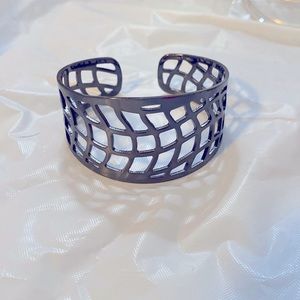 Gun metal bangle
